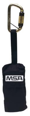 MSA Suspension Trauma Safety Steps, w/Carabiner, 6 ft, Black, 10063431