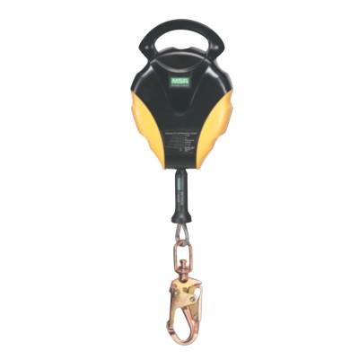 MSA Workman Self-Retracting Lanyard, 30 ft, 36CS Snaphook, 10119507