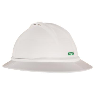 MSA V-Gard 500 Protective Caps, 4 Point Fas-Trac, Green, 10034023