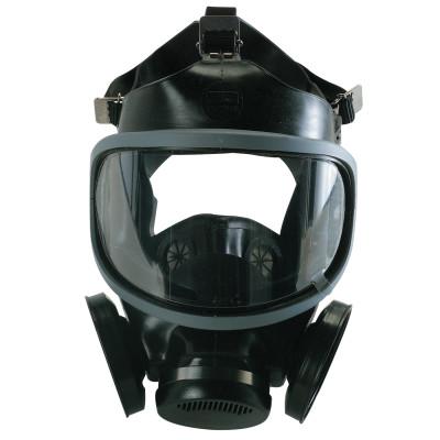 MSA Ultra-Twin Full-Facepiece Respirator, Silicone, Particles and Gases, 480263