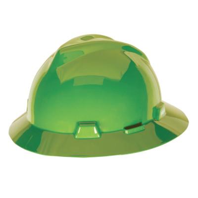 MSA V-Gard Protective Caps, Fas-Trac Ratchet, Cap, Bright Lime Green, 815570