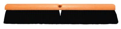 Magnolia Brush No. 10 Line Floor Brushes, 36 in Hardwood Block, 3 in Trim L, Black Tampico, 1036