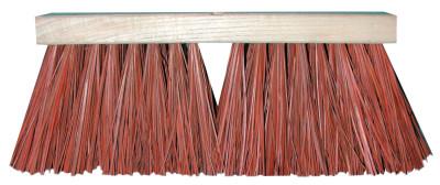 Magnolia Brush Palmyra Stalk Street Brooms, 18 in, 6 1/4 in Trim L, Dyed Palmyra Stalk, 1518-P