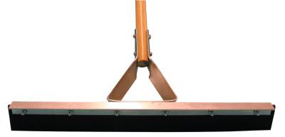 Magnolia Brush Straight Squeegees, 18 in, Black Rubber, With Handle, 4118