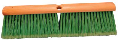 Magnolia Brush No. 6 Line Floor Brushes, 18 in, 4 in Trim L, Light Green Flagged-Tip Plastic, 618