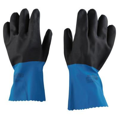 MAPA Professional StanZoil NL-34 Gloves, Blue/Black, Rough Finish, X-Large, 334949