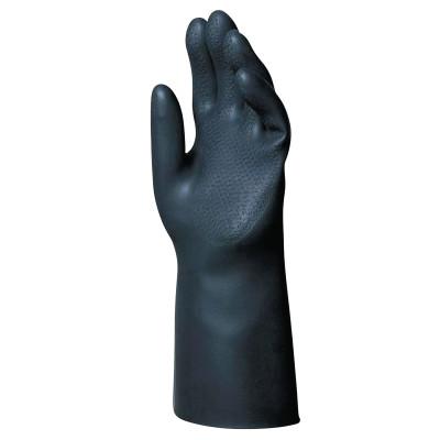 MAPA Professional Chem-Ply N-360 Neoprene Gloves, Black, Z-Grip, Large, 406950