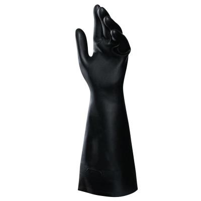 MAPA Professional Technic NS-450 Neoprene Gloves, Black, Embossed, Large, 450448
