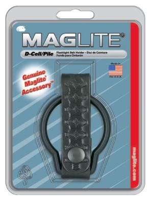 MAG-Lite?? Belt Holders, For Use With D-Cell Flashlights, Basketweave Leather, Black, ASXD056