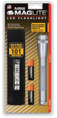 MAG-Lite?? Mini Maglite?? LED Flashlight, 2 AA, 127 Lumen, Gray, SP2209H