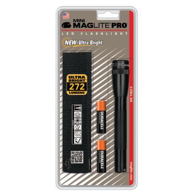 MAG-Lite?? Mini MAG-Lite?? Pro Flashlight, 2 AA, Black, SP2P01H