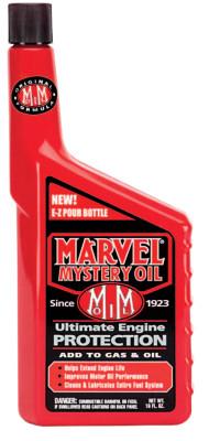 Turtle Wax® Inc. Marvel® Mystery Oil Gas and Oil Additive, 1 pt, Plastic Bottle, 012R