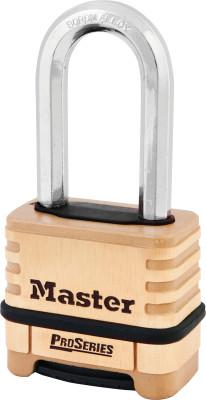 Master Lock® ProSeries Resettable Combination Locks, 3/8"Dia, 15/16"L X 15/16"W, Boxed, 1175LH