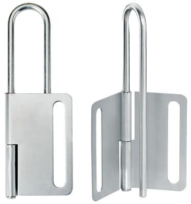 Master Lock Safety Series Lockout Hasps, 2 3/8 in W x 6 5/8 in L, 1 in Jaw dia., 419