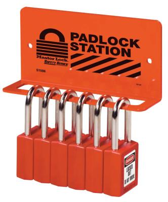 Master Lock Safety Series Heavy Duty Padlock Racks, 6 1/4 in, S1506