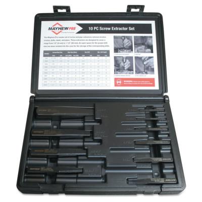 Mayhew™ 10 Piece Screw Extractor Sets, 1/8 in - 13/16 in, 37345