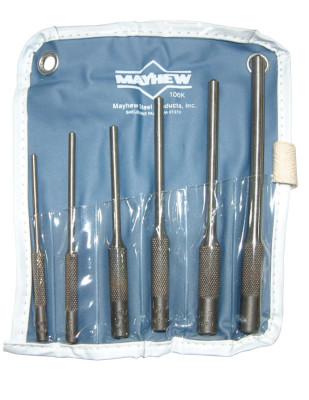 Mayhew™ 6 Pc Pilot Punch Kits, English, 62250