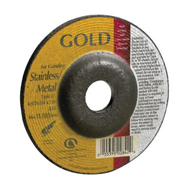 Carborundum Depressed Center Grinding Wheel, 7 in Dia, 3/32 in Thick, 30 Grit Aluminum Oxide, 05539563821