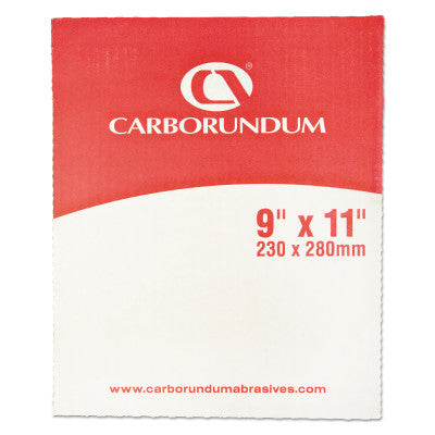Carborundum Carborundum Aluminum Oxide Resin Cloth Sheets, Aluminum Oxide Cloth, P120, 05539529359