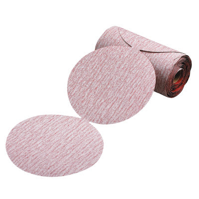 Carborundum Premier Red Aluminum Oxide Dri-Lube Paper Discs, 3 in Dia., P320 Grit, 05539570021