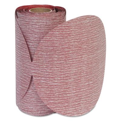 Carborundum Premier Red Aluminum Oxide Dri-Lube Paper Discs, 6 in Dia., P80 Grit, 05539518173