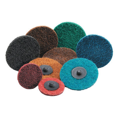 Carborundum Carbo Surface Prep Non-Woven Quick-Change Disc, Type II, 1 1/2", Fine, 05539554458
