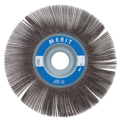 Merit Abrasives High Performance Flap Wheels, 6 in x 1/2 in, 40 Grit, 6,000 rpm, 08834123001