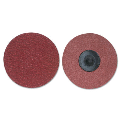 Merit Abrasives Ultra Ceramic Plus PowerLock Cloth Discs-Type III, 1 in Dia., 60 Grit, 08834163402