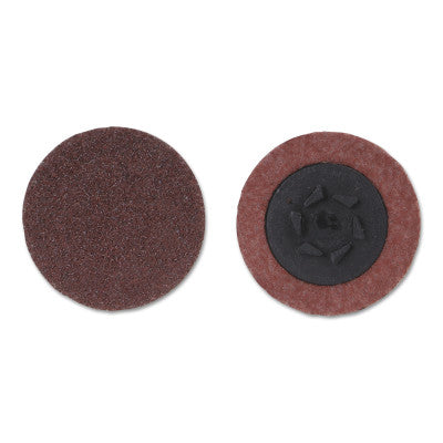 Merit Abrasives Aluminum Oxide Plus QC-T1, 2 in Dia., 50 Grit, 08834164402