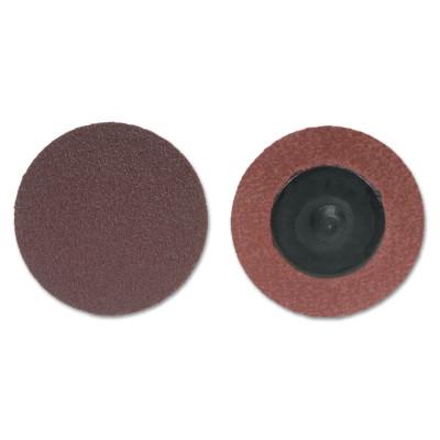 Merit Abrasives ALO Plus PowerLock Cloth Discs-Type III, Aluminum Oxide, 2 in Dia., 60 Grit, 08834164494
