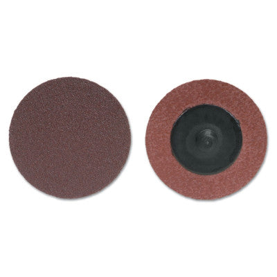 Merit Abrasives ALO Plus PowerLock Cloth Discs-Type III, Aluminum Oxide, 1 1/2 in Dia., 36 Grit, 08834164483