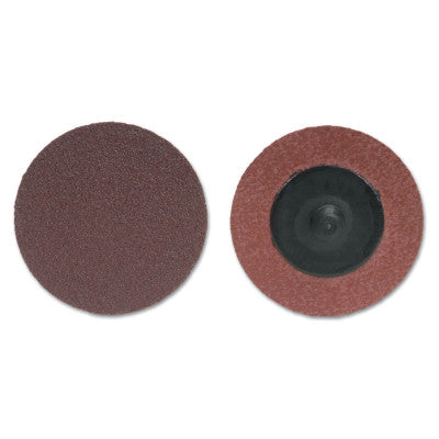 Merit Abrasives ALO Plus PowerLock Cloth Discs-Type III, Aluminum Oxide, 3 in Dia., 120 Grit, 08834164509