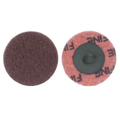Merit Abrasives PowerLock Buffing Discs-Type III, 2 in, Fine, 08834166369