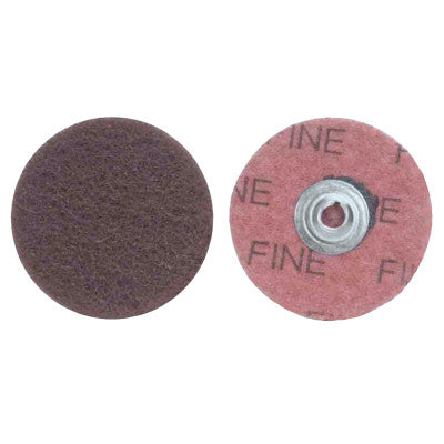 Merit Abrasives PowerLock Buffing Discs, Type II, 3", Fine, 08834166399