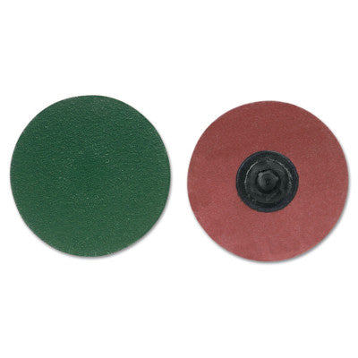 Merit Abrasives ZIRC Plus R801 PowerLock Cloth Discs-Type I, 1 1/2 in Dia., 60 Grit, 08834167019