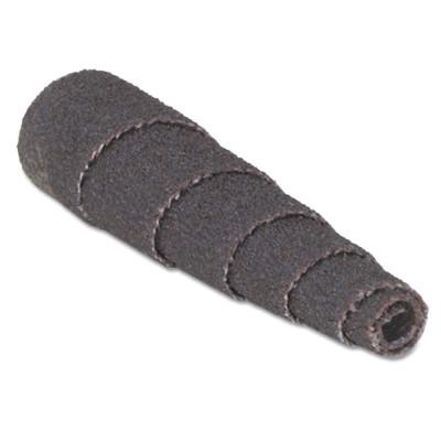 Merit Abrasives Aluminum Oxide Spiral Rolls Full Tapers, 3/8 x 1 1/2 x 1/8, 80 Grit, 08834181708