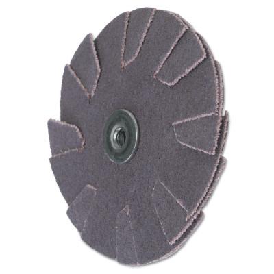 Merit Abrasives Overlap Slotted Alo Resin Bonded Discs-2 Ply, 1 3/4 in Dia., 80 Grit, 08834184042