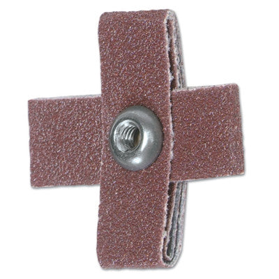 Merit Abrasives Cross Pads, Aluminum Oxide, 3 x 3 x 1, 120 Grit, 08834184116