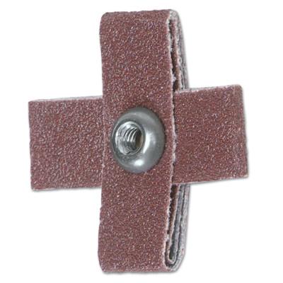 Merit Abrasives Cross Pads, Aluminum Oxide, 2 x 2 x 3/4, 80 Grit, 08834184194