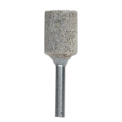 Saint-Gobain Cotton Fiber Mounted Points, 3/8 in Dia, 1/2 in Thick, 80 Grit Aluminum Oxide, 61463622654