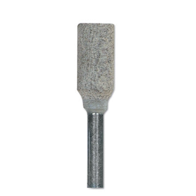 Saint-Gobain Cotton Fiber Mounted Points, 1/4 in Dia, 1/2 in Thick, 120 Grit Aluminum Oxide, 61463622656