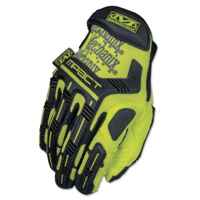 MECHANIX WEAR, INC Safety M-Pact® Gloves, Large, Hi-Viz Yellow/Black, SMP-91-010