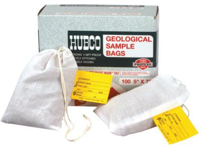 Hubco Geological Sample Bag and Parts Bag, 4-1/2 in W x 6 in L, 41/2X6