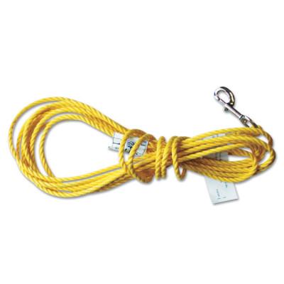 Honeywell Poly Ropes, Tag Line (Not Load Bearing) 130 ft, Polypropylene, Yellow, 193R/130FTYL