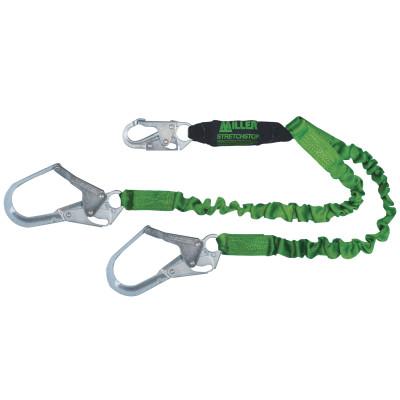 Honeywell StretchStop Lanyards with SofStop Shock Absorber,6ft, Locking Rebar Hooks,2 Legs, 8798RSS-Z7/6FTGN