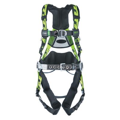 Honeywell AirCore Wind Energy Harness, Frnt and Side Alum D-Rings, Univ-L/XL Green, AAFW-QCBDPUG