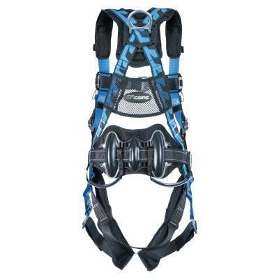 Honeywell AirCore Wind Energy Harness w/Lmbr Pad, Frnt and Side Steel D-Rings, Sm/Med Blue, ACFW-QCBDPSMB