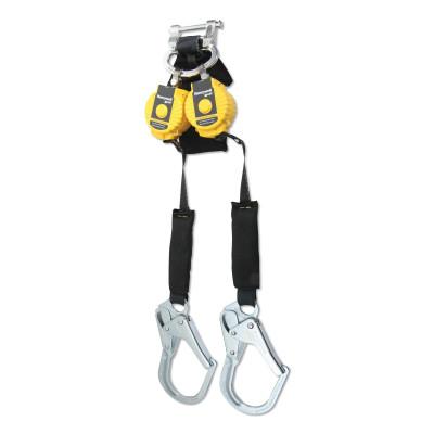 Honeywell TurboLite™ Flash Std Series Personal Fall Limiter, 6 ft, Single, Steel Locking Rebar Hook, 420 lb, MFLAF-4/6FT