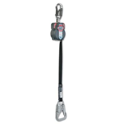 Honeywell Turbo T-BAK Self-Retracting Lifelines, Steel Twist Lock Carabiner, MFLT-4/7.5FT