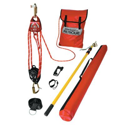 Honeywell QuickPick Rescue Kit, 50 ft. Working Distance, 250 ft Rope, 400 lb Load Capacity, QP-1/50FT